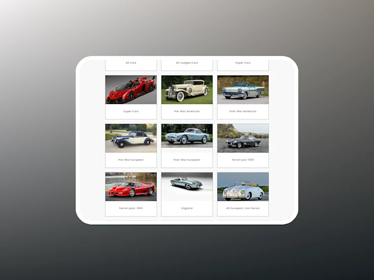 Cars Categories