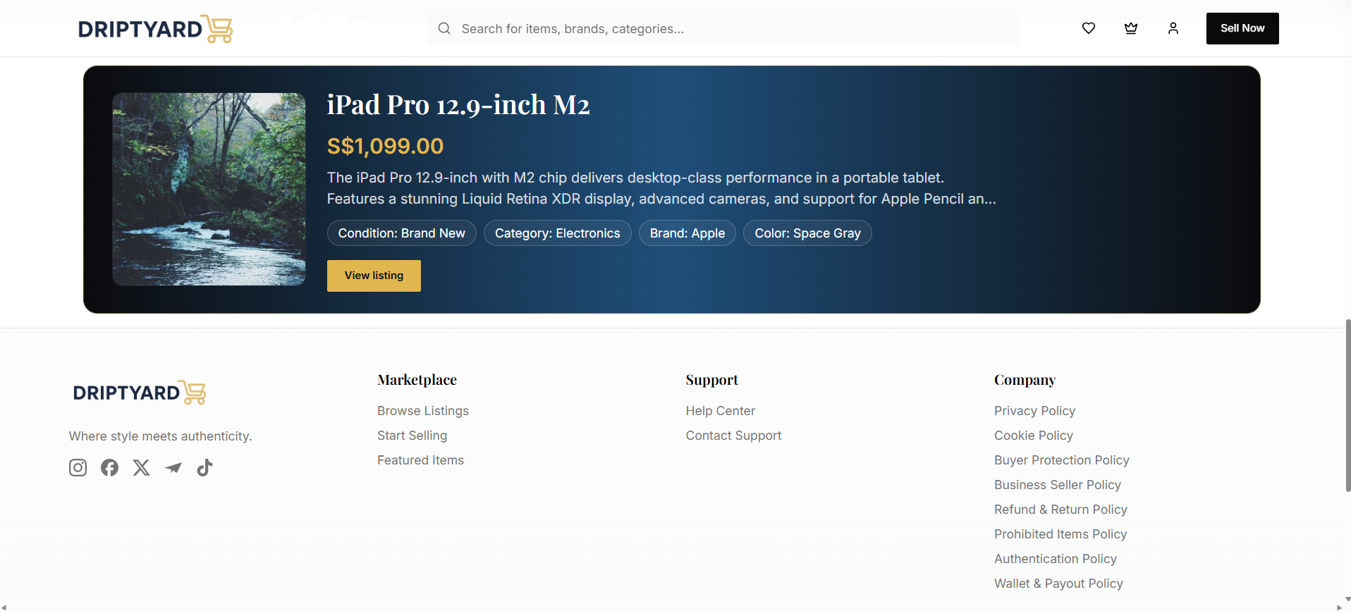 Driptyard project banner