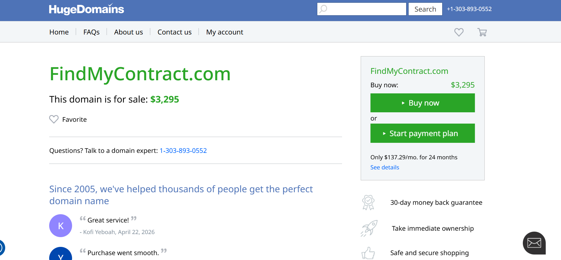 Find My Contract project banner