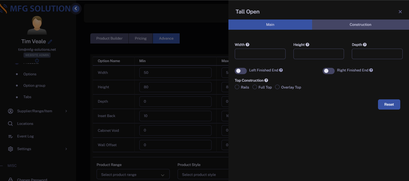 MFG visual highlight