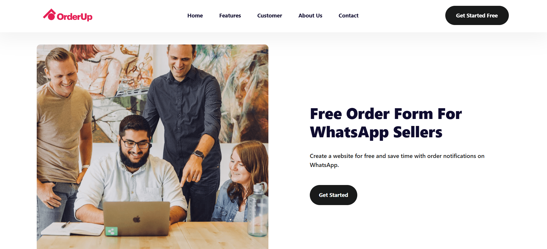 OrderUp project banner