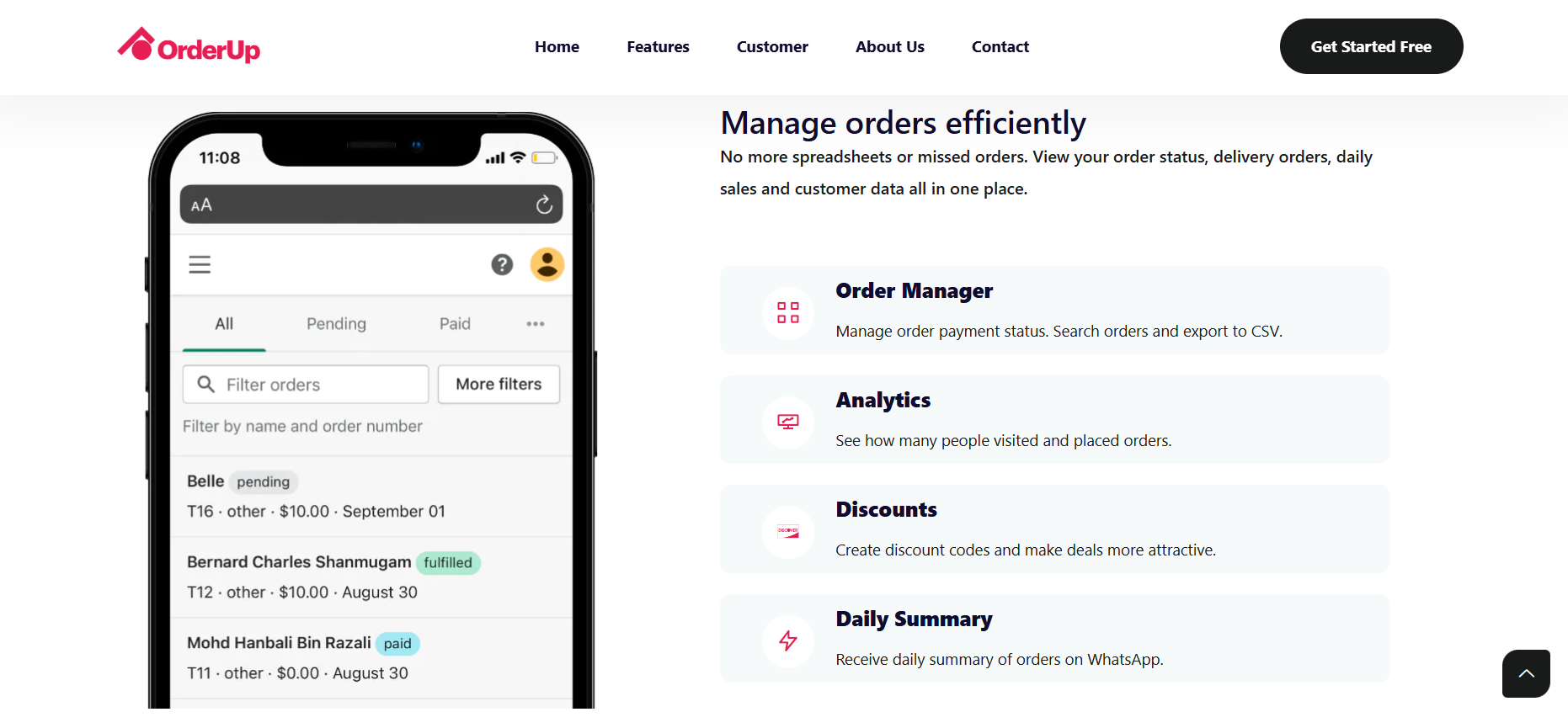 Challenges faced by OrderUp