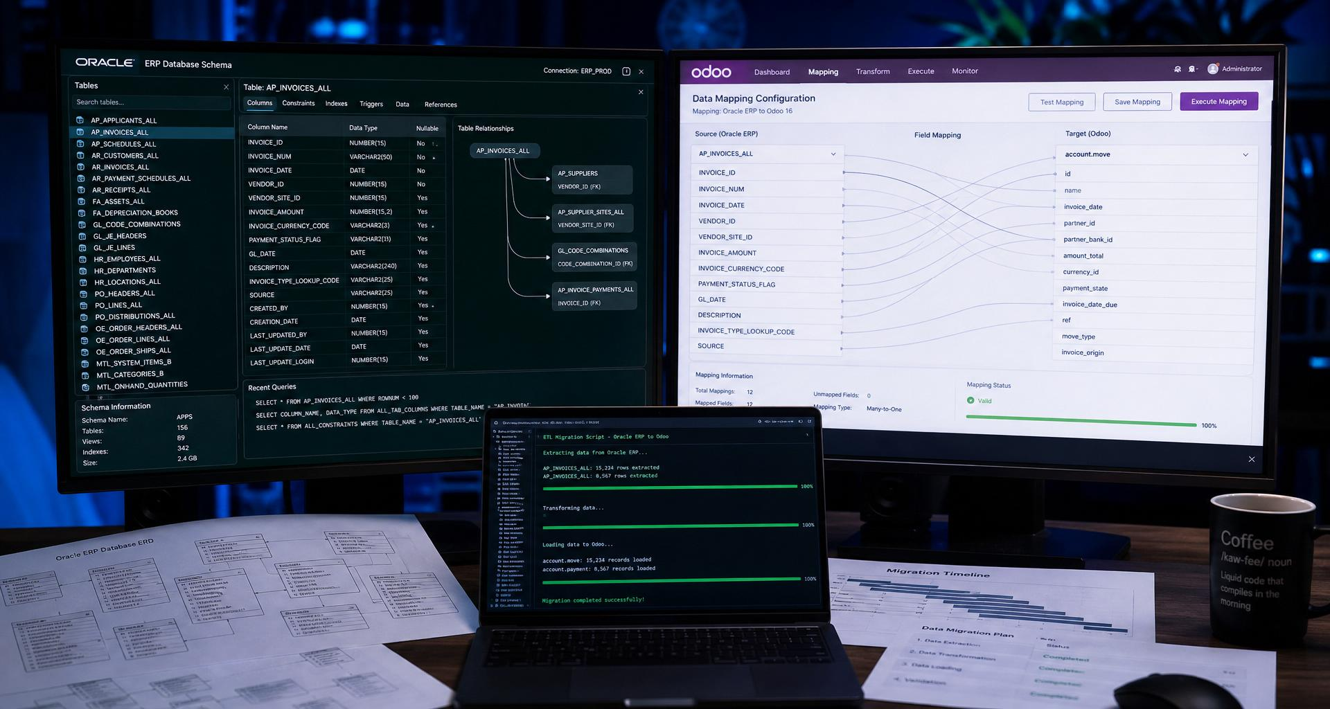 Oracle ERP to Odoo Migration